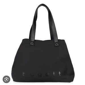 NWT Bugatti Brookside Classic Black Shoulder/Travel Bag
